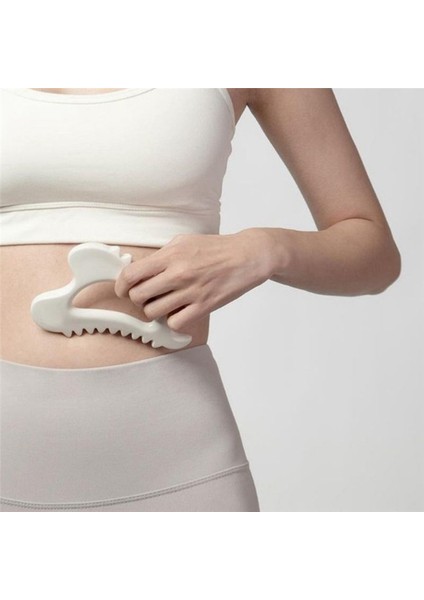 Yüz Guasha Tools Guasha Yüz Masajcıları Seramik Sıyırıcı Tahtası Yüz Azabı Slimmer Şiddetlilik Vücut Heykelini (Yurt Dışından) indirimleri