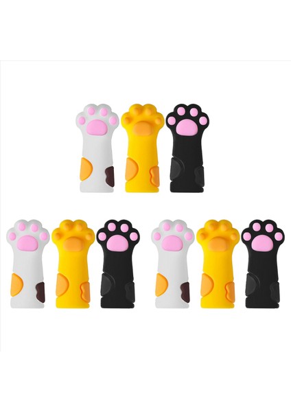 9 Adet Sevimli Nipper Kapak Tırnak Kütikül Makası Için Koruyucu Manşon Kapak Manikür Pedikür Araçları Ölü Cilt Cap Kapağı (Yurt Dışından)