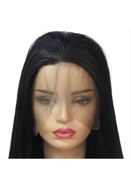 16 Inç Tam Dantel Peruk Kemiği Düz Insan Saçı Peruk Siyah Kadınlar Için Hd Düz Dantel Frontal Peruk Parlaklık Prepucked (Yurt Dışından) fırsatları