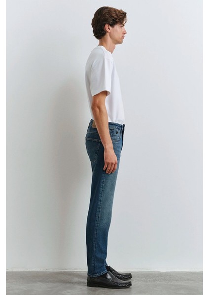 Erkek London Regenarative Koyu Mavi Jean Pantolon 0010172-90981 fırsatları