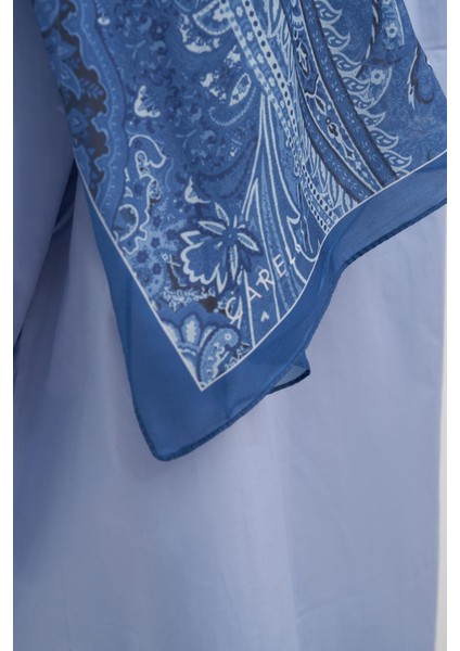 Nilla Pamuklu Şal Diamond Mavi fırsatları