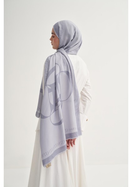 Aura Monogram Floş Şal Füme fiyatları