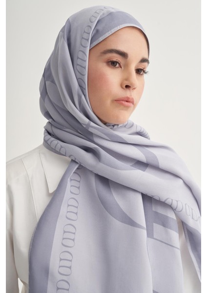 Aura Monogram Floş Şal Füme fırsatları