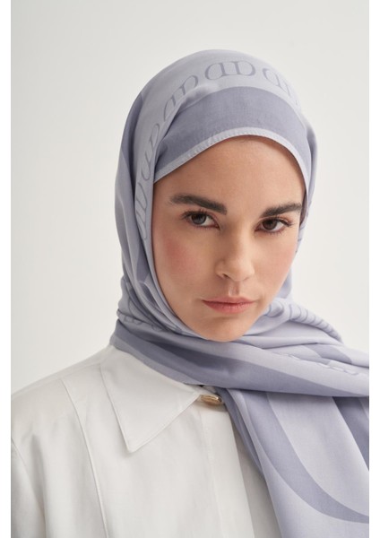 Aura Monogram Floş Şal Füme indirimleri