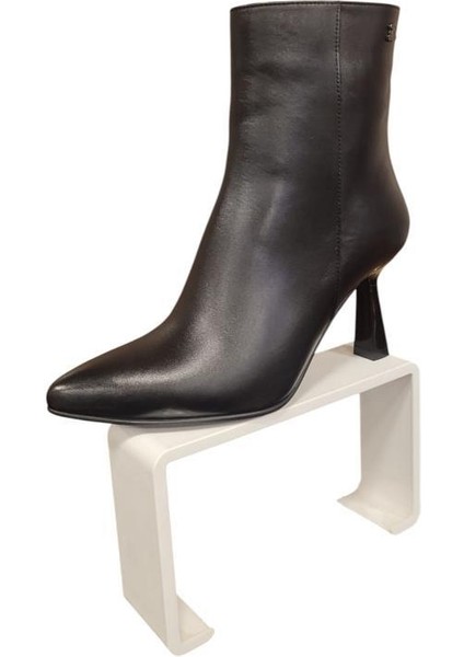 2554002K Ince Topuk Sivri Deri Klasik Kadın Bot fiyatları