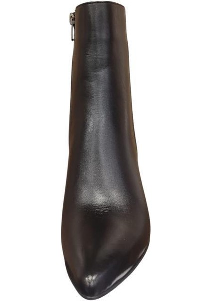 2554002K Ince Topuk Sivri Deri Klasik Kadın Bot indirimleri