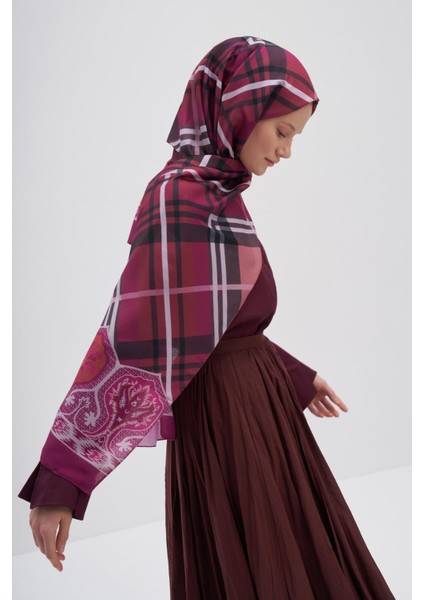 Echo Pamuk Şal Rustic Açık Mürdüm modelleri