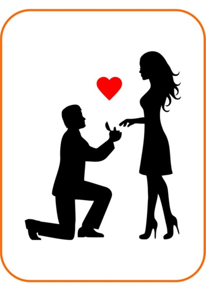 Kalpli Sevgiliye Teklif Oto Özel Yeni Sticker Siyah 18*15 cm fiyatları