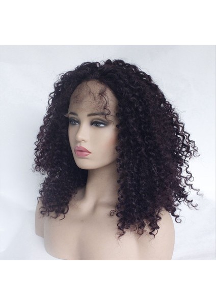22 Inç Gevşek Kıvırcık Derin Dalga Dantel Ön Peruk Isıya Dayanıklı Sentetik Orta Parça Peruk Kadınlar Için (Yurt Dışından) indirimleri