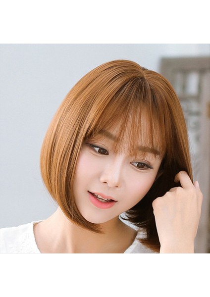 Wıg Bob Bobo Wıg Kadınlar Için Patlama Doğal Görünümlü Kısa Bob Peruk Günlük Kore Için Kısa Peruk Versiyonlar Koyu Kahverengi (Yurt Dışından) fiyatları