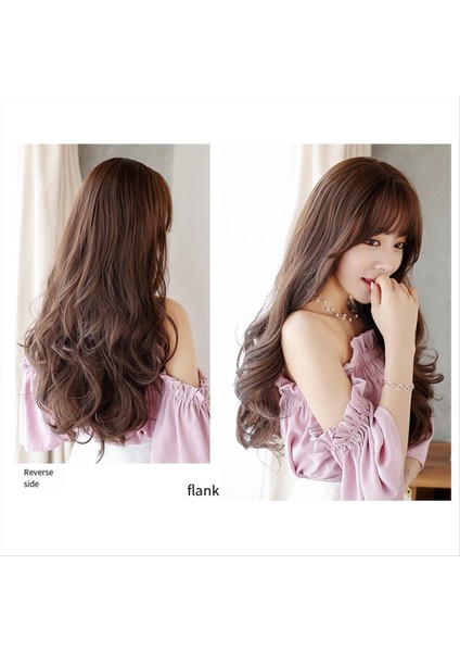 Wıg Bobo Bobo Wıg Kadınlar Için Patlama Doğal Görünümlü Uzun Bob Peruk Günlük Kore Için Uzun Kıvırcık Peruk Çikolata (Yurt Dışından) fırsatları