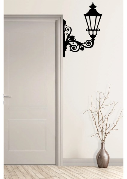 Park Lambalı 2 Adet Duvar Özel Yeni Sticker Yapıştırma (Sudan ve Nemden Etkilenmez)