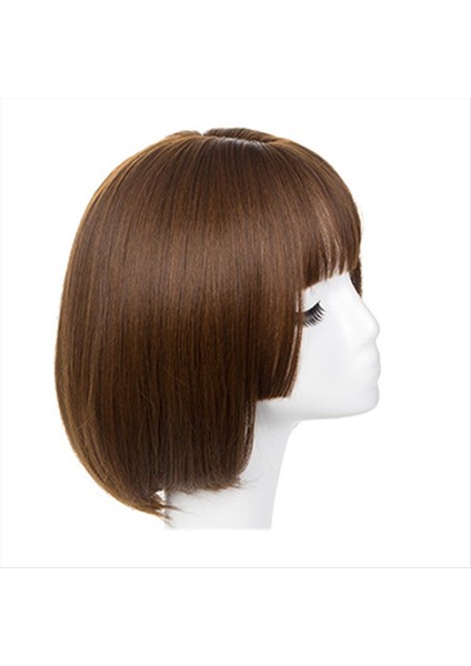 Wıg Bob Bobo Wıg Kadınlar Için Doğal Görünümlü Kısa Bob Peruk Günlük Kore Için Yeni Başlayanlar Için Düz Peruk Sarı (Yurt Dışından)