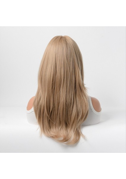 Kadınlar Için Kimyasal Elyaf Peruk Uzun Düz Dalgalı Sekiz Patlama Kadınlar Uzun Kıvırcık Saç Keten Peruk Günlük Kullanım (Yurt Dışından) fiyatları