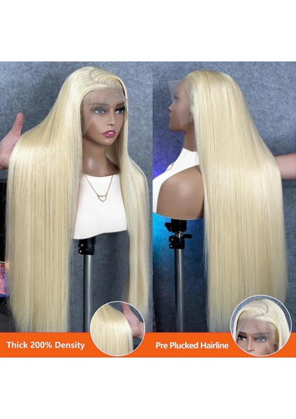 Dantel Ön Peruk Tutkalsız Peruk Merkez Düz Peruk Kadın Peruk (30 Inç) (Yurt Dışından) fiyatları