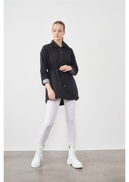 Kadın Pardesü&trençkot 5669 Siyah fırsatları