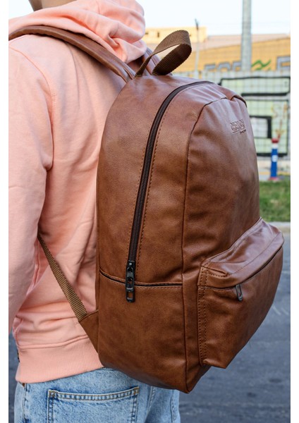 CNT006 - Cilt Deri Erkek Sırt Çantası TABA modelleri