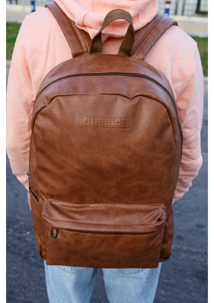 CNT006 - Cilt Deri Erkek Sırt Çantası TABA fırsatları