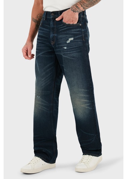 Pamuklu Straight Fit Normal Bel Düz Paça Jeans LV04RD723GZYC Erkek Kot Pantolon LV04RD723G Zyc indirimleri