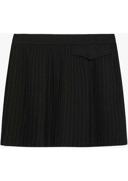 Pileli Kadın Etek ETK01102 Siyah modelleri