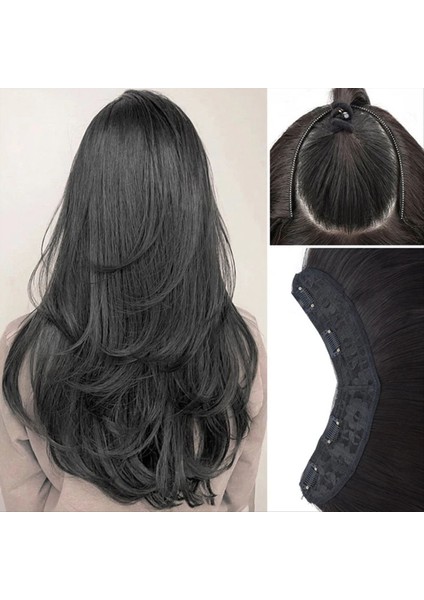 Koyu Kahverengi Sentetik Kadın Stil Uzun Saç Ekstra Uzun Saç Sentetik Peruklar Katmanlı Uzantılar Kafa Saçını (Yurt Dışından) fiyatları