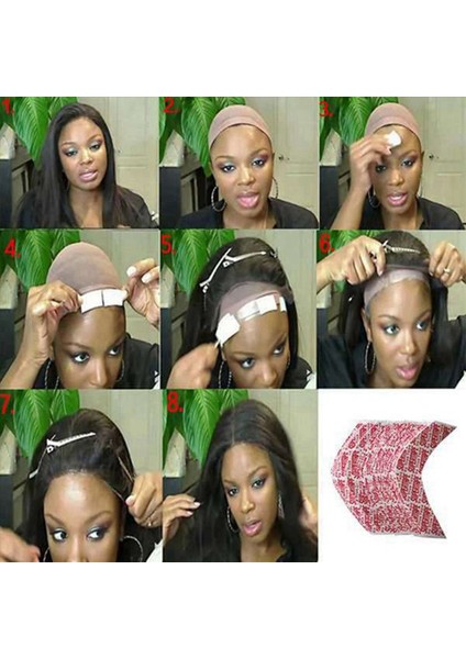 144PCS cc Sabit Saç Peruk Bandı Güçlü Yapışkan Uzantı Toupee Dantel Peruk Film Bandı Yapıştırıcı (Yurt Dışından) indirimleri