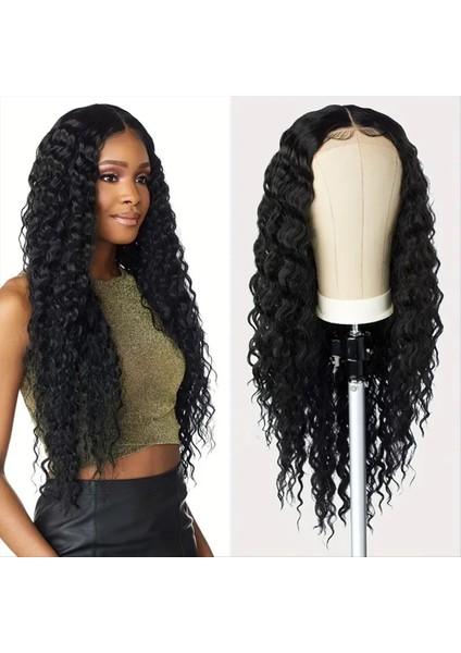 Peruk Hd Dantel Ön Peruk Orta Ayrıldı Uzun Kıvırcık Büyük Dalga Kabarık Peruk Kadın Peruk (Yurt Dışından) fiyatları