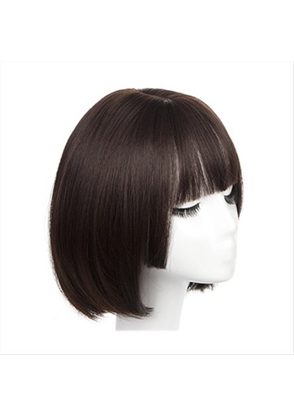 Wıg Bob Bobo Wıg Kadınlar Için Doğal Görünümlü Kısa Bob Peruk Günlük Kore Için Yeni Başlayanlar Için Düz Peruk Siyah (Yurt Dışından) indirimleri