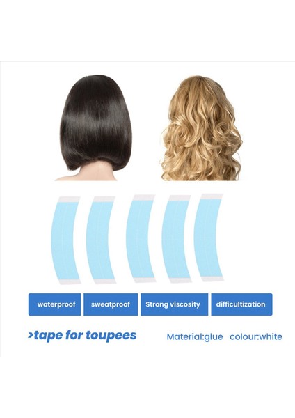 72PC Süper Strong Duo-Tac Wig Çift Bant Slitting Hattı Taraflı Yapışkan Uzatma Toupees/dantel Peruk Için Saç Şeritleri (Yurt Dışından) modelleri