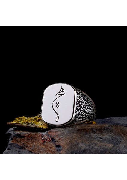 925 Ayar Gümüş Hiç Yazılı Figürlü Erkek Yüzük fiyatları