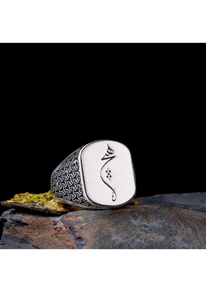 925 Ayar Gümüş Hiç Yazılı Figürlü Erkek Yüzük modelleri