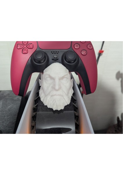 Kratos Ps5 Kol Standı - God Of War Kratos Temalı Beyaz modelleri