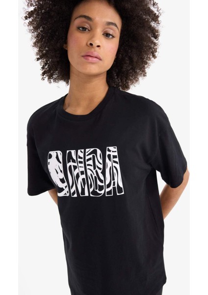 Fit Nba Wordmark Oversize Geniş Kalıp Bisiklet Yaka Kısa Kollu Tişört B3961AX25SP fırsatları