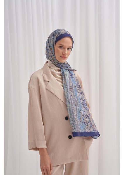 Nilla Pamuklu Şal Cappadocia Mavi fiyatları