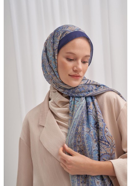 Nilla Pamuklu Şal Cappadocia Mavi fırsatları