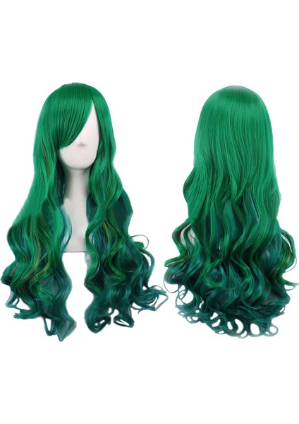 2 Adet Düz Cosplay Peruk Çok Renkli Isı Tam Esnek Peruklar - 80 cm Uzunluğunda Pembe ve 68CM Uzunluğunda Koyu Yeşil (Yurt Dışından) fiyatları