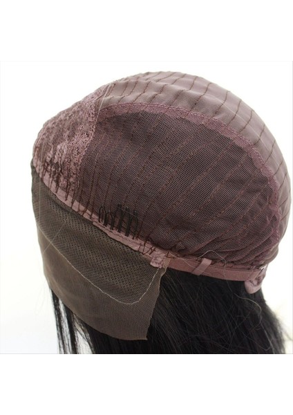 16 Inç Ön Dantel Peruk Kapanma Peruklar Şık Bob-Insan Saç Perukları Kadınlar Için Düz Remy-Brezilya Saç Perukları (Yurt Dışından)