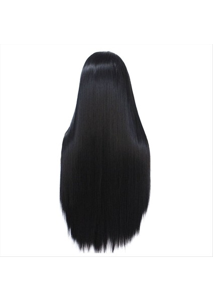 Siyah Kadınlar Için 18 Inç Tam Dantel Peruk Kemiği Düz Insan Saç Perukları (Yurt Dışından)