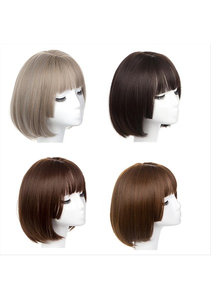 Wıg Bob Bobo Wıg Kadınlar Için Doğal Görünümlü Kısa Bob Peruk Günlük Kore Için Yeni Başlayanlar Için Düz Peruk Gri (Yurt Dışından) fiyatları