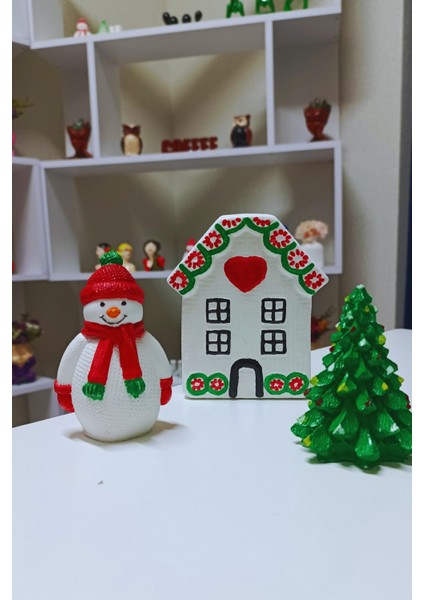 Kış Masalı – El Boyama Dekor Seti (3’lü Set) fırsatları