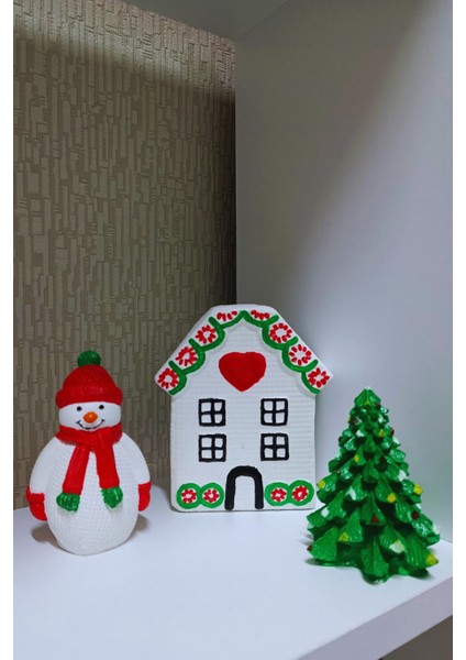 Kış Masalı – El Boyama Dekor Seti (3’lü Set) indirimleri