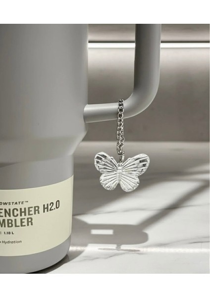 Kelebekli Termos Charm Suluk Charm