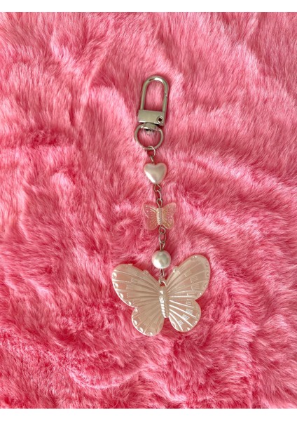 Sedef Kelebekli Çanta Charmı fiyatları