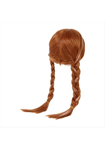 Cos Wig &quot Dondur&quot Anna Çift Kırbaç Elsa Prenses Çocuk Cadılar Bayramı Peruk (Yurt Dışından)