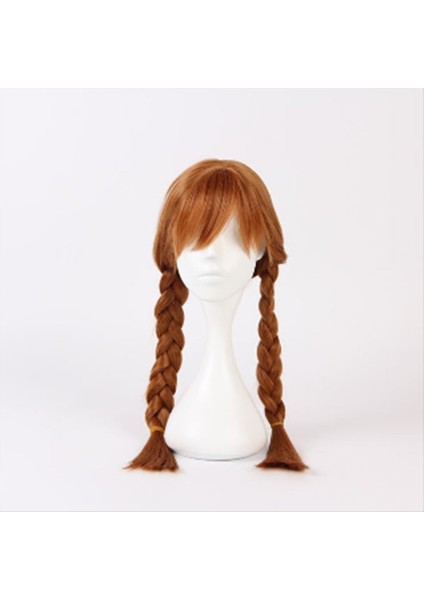 Cos Wig &quot Dondur&quot Anna Çift Kırbaç Elsa Prenses Çocuk Cadılar Bayramı Peruk (Yurt Dışından) fiyatları