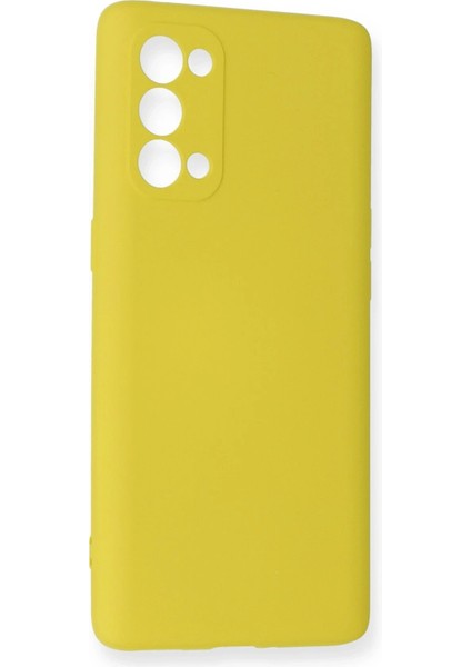 Oppo Reno 5 Kılıf Nano Içi Kadife Silikon - SARI-(5796) - X499I706-R39499 fiyatları