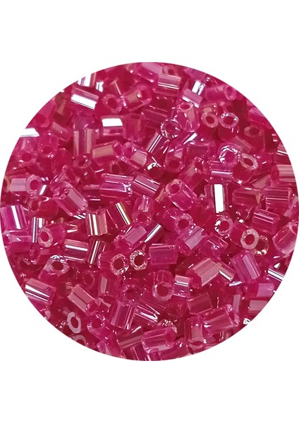 Litaetrend Kesme Cam Boncuk 2mm - 60 Gram - Şeffaf Koyu Pembe - BNC394 fiyatları