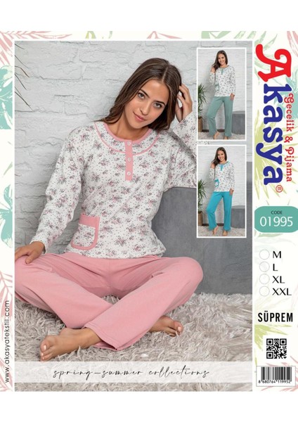 Akasya Genç Suprem Cebli Pjama Takımı