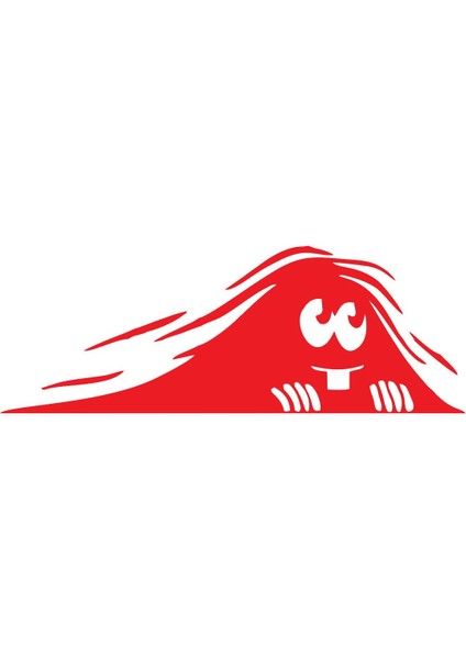 Tavşan Dişli Hayalet Sticker 10 x 4 cm fiyatları