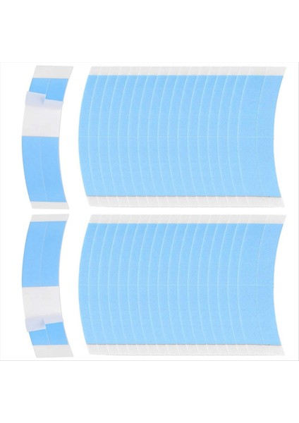 36 Pcs Wıgs Dantel Bant Çift Yan Saç Mavi Mavi Hafif Soyun (Yurt Dışından)